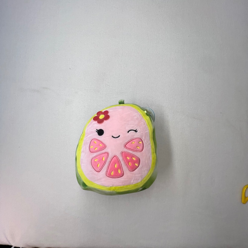 Squishmallows Fruit Plush Toy Pink Guava Flower‎ Stuffed Animal